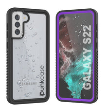 Load image into Gallery viewer, Galaxy S22 Water/ Shockproof [Extreme Series] Slim Screen Protector Case [Purple]
