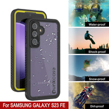 Load image into Gallery viewer, Galaxy S23 FE Water/ Shockproof [Extreme Series] With Screen Protector Case [Yellow]
