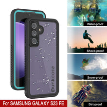 Load image into Gallery viewer, Galaxy S23 FE Water/ Shock/ Snowproof [Extreme Series]  Screen Protector Case [Teal]
