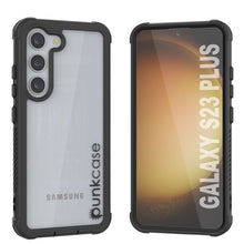 Load image into Gallery viewer, PunkCase Galaxy S23+ Plus Case, [Spartan Series] Clear Rugged Heavy Duty Cover [Black]
