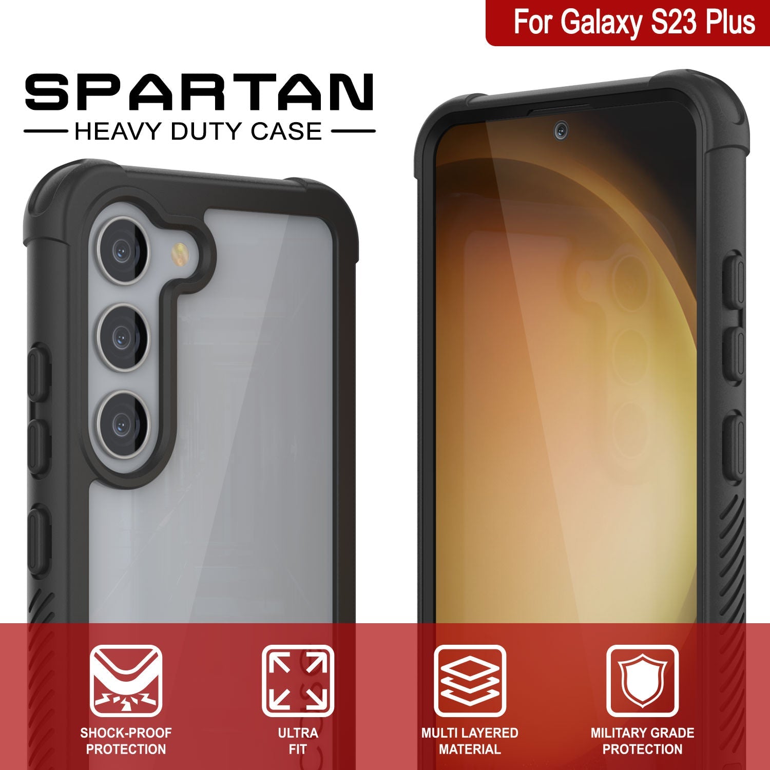 PunkCase iPhone 12 Mini Case, [Spartan Series] Clear Rugged Heavy Duty –  punkcase