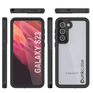 Galaxy S23 Water/ Shockproof [Extreme Series] With Screen Protector Case [Black]