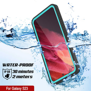 Galaxy S23 Water/ Shock/ Snowproof [Extreme Series]  Screen Protector Case [Teal]