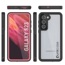 Load image into Gallery viewer, Galaxy S23 Water/ Shock/ Snowproof [Extreme Series] Slim Screen Protector Case [Pink]

