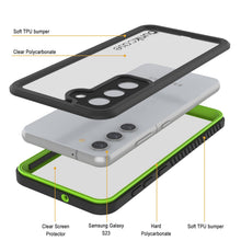 Load image into Gallery viewer, Galaxy S23 Water/ Shockproof [Extreme Series] Screen Protector Case [Light Green]
