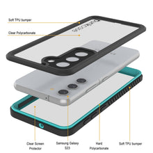 Load image into Gallery viewer, Galaxy S23 Water/ Shock/ Snowproof [Extreme Series]  Screen Protector Case [Teal]
