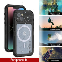 Load image into Gallery viewer, iPhone 14 Metal Extreme 2.0 Series Aluminum Waterproof Case IP68 W/Buillt in Screen Protector [Black]
