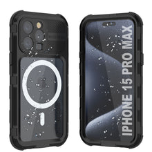 Load image into Gallery viewer, iPhone 15 Pro Max Metal Extreme 2.0 Series Aluminum Waterproof Case IP68 W/Buillt in Screen Protector [Black]
