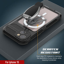Load image into Gallery viewer, iPhone 15 Metal Extreme 2.0 Series Aluminum Waterproof Case IP68 W/Buillt in Screen Protector [Black]
