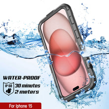 Load image into Gallery viewer, iPhone 15 Metal Extreme 2.0 Series Aluminum Waterproof Case IP68 W/Buillt in Screen Protector [Silver]
