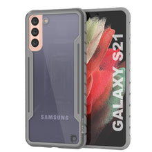 Load image into Gallery viewer, Punkcase S21 Ravenger Case Protective Military Grade Multilayer Cover [Grey]
