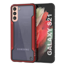 Load image into Gallery viewer, Punkcase S21 Ravenger Case Protective Military Grade Multilayer Cover [Red]
