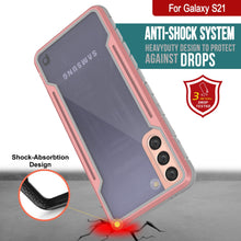 Load image into Gallery viewer, Punkcase S21 Ravenger Case Protective Military Grade Multilayer Cover [Rose-Gold]
