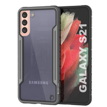 Load image into Gallery viewer, Punkcase S21 Ravenger Case Protective Military Grade Multilayer Cover [Grey-Black]
