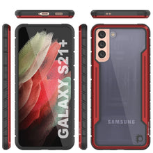 Load image into Gallery viewer, Punkcase S21+ Plus Ravenger Case Protective Military Grade Multilayer Cover [Red]
