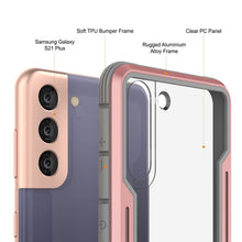Load image into Gallery viewer, Punkcase S21+ Plus Ravenger Case Protective Military Grade Multilayer Cover [Rose-Gold]
