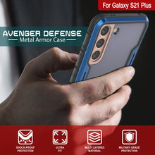 Load image into Gallery viewer, Punkcase S21+ Plus Ravenger Case Protective Military Grade Multilayer Cover [Blue]
