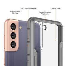 Load image into Gallery viewer, Punkcase S21+ Plus Ravenger Case Protective Military Grade Multilayer Cover [Grey]
