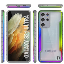 Load image into Gallery viewer, Punkcase S21 Ultra Ravenger Case Protective Military Grade Multilayer Cover [Rainbow]
