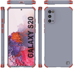 Punkcase Protective & Lightweight TPU Case [Sunshine Series] for Galaxy S20 [Grey]
