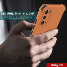 Load image into Gallery viewer, Punkcase Protective &amp; Lightweight TPU Case [Sunshine Series] for Galaxy S20 [Orange]
