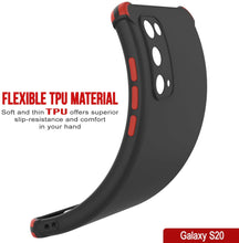 Load image into Gallery viewer, Punkcase Protective &amp; Lightweight TPU Case [Sunshine Series] for Galaxy S20 [Black]
