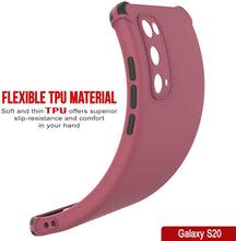 Load image into Gallery viewer, Punkcase Protective &amp; Lightweight TPU Case [Sunshine Series] for Galaxy S20 [Rose]
