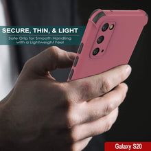 Load image into Gallery viewer, Punkcase Protective &amp; Lightweight TPU Case [Sunshine Series] for Galaxy S20 [Rose]
