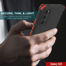 Load image into Gallery viewer, Punkcase Protective &amp; Lightweight TPU Case [Sunshine Series] for Galaxy S20 [Black]

