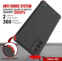 Load image into Gallery viewer, Punkcase Protective &amp; Lightweight TPU Case [Sunshine Series] for Galaxy S20 [Black]
