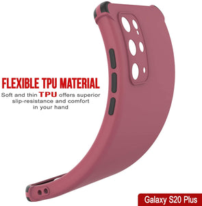 Punkcase Protective & Lightweight TPU Case [Sunshine Series] for Galaxy S20+ Plus [Rose]