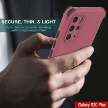 Load image into Gallery viewer, Punkcase Protective &amp; Lightweight TPU Case [Sunshine Series] for Galaxy S20+ Plus [Rose]
