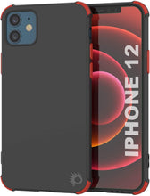 Load image into Gallery viewer, Punkcase Protective &amp; Lightweight TPU Case [Sunshine Series] for iPhone 12 [Black]
