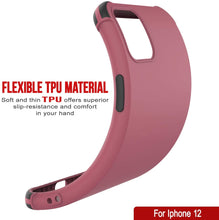Load image into Gallery viewer, Punkcase Protective &amp; Lightweight TPU Case [Sunshine Series] for iPhone 12 [Rose]
