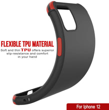 Load image into Gallery viewer, Punkcase Protective &amp; Lightweight TPU Case [Sunshine Series] for iPhone 12 [Black]
