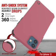Load image into Gallery viewer, Punkcase Protective &amp; Lightweight TPU Case [Sunshine Series] for iPhone 12 [Rose]
