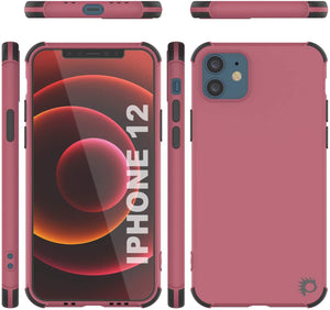 Punkcase Protective & Lightweight TPU Case [Sunshine Series] for iPhone 12 [Rose]