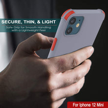 Load image into Gallery viewer, Punkcase Protective &amp; Lightweight TPU Case [Sunshine Series] for iPhone 12 Mini [Grey]
