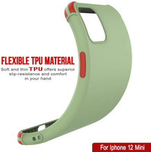 Load image into Gallery viewer, Punkcase Protective &amp; Lightweight TPU Case [Sunshine Series] for iPhone 12 Mini [Light Green]
