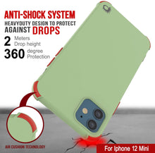 Load image into Gallery viewer, Punkcase Protective &amp; Lightweight TPU Case [Sunshine Series] for iPhone 12 Mini [Light Green]
