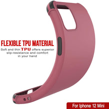 Load image into Gallery viewer, Punkcase Protective &amp; Lightweight TPU Case [Sunshine Series] for iPhone 12 Mini [Rose]
