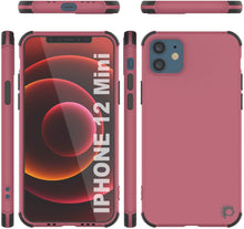 Load image into Gallery viewer, Punkcase Protective &amp; Lightweight TPU Case [Sunshine Series] for iPhone 12 Mini [Rose]
