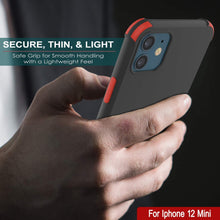 Load image into Gallery viewer, Punkcase Protective &amp; Lightweight TPU Case [Sunshine Series] for iPhone 12 Mini [Black]
