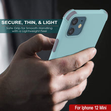 Load image into Gallery viewer, Punkcase Protective &amp; Lightweight TPU Case [Sunshine Series] for iPhone 12 Mini [Teal]
