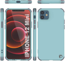 Load image into Gallery viewer, Punkcase Protective &amp; Lightweight TPU Case [Sunshine Series] for iPhone 12 Mini [Teal]
