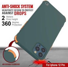 Load image into Gallery viewer, Punkcase Protective &amp; Lightweight TPU Case [Sunshine Series] for iPhone 12 Pro [Dark Green]

