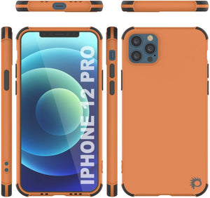 Punkcase Protective & Lightweight TPU Case [Sunshine Series] for iPhone 12 Pro [Orange]