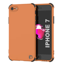 Load image into Gallery viewer, Punkcase Protective &amp; Lightweight TPU Case [Sunshine Series] for iPhone 7 [Orange]
