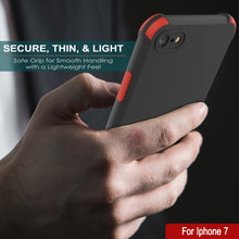 Load image into Gallery viewer, Punkcase Protective &amp; Lightweight TPU Case [Sunshine Series] for iPhone 7 [Black]
