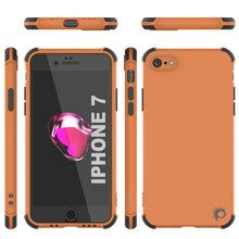 Load image into Gallery viewer, Punkcase Protective &amp; Lightweight TPU Case [Sunshine Series] for iPhone 7 [Orange]
